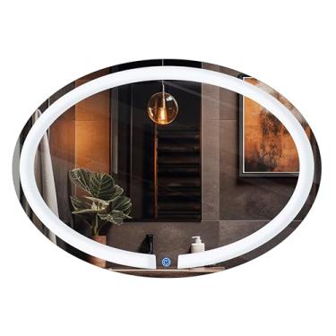 Imagem de ESPELHO OVAL 50X70CM EPIC TOUCH LED 6000K