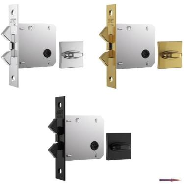 Imagem de Fechaduras stam porta de banheiro correr, camarão sanfonada 1006s, Pre