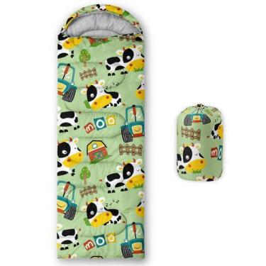 Imagem de Saco de dormir Datura home Kids Farm Cow Print 3 Seasons