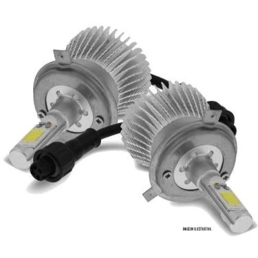 Imagem de Kit Lâmpada Super LED Headlight HB4 6000K 12V e 24V 32W 2200LM Efeito 