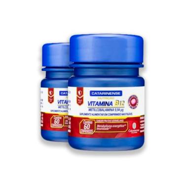 Imagem de Kit 2 Vitamina B12 Catarinense Frutas Vermelhas 60 Comprimidos