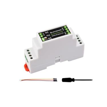 Imagem de Módulo de relé WiFi industrial 1-Ch ESP32-S3, suporta controle RS485/WIFi/Bluetooth, classificação de contato de relé de até 10A 250VAC/30VDC, com vários circuitos de proteção de isolamento, caixa de