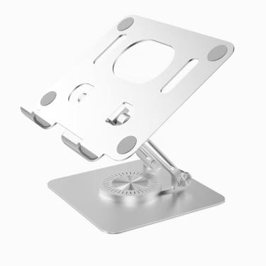 Imagem de Suporte Rotativo Ajustável P/Tablet, Notebook, iPad Giratório 360° Dobrável