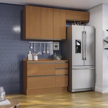 Imagem de Cozinha Modulada Compacta 3 Peças com Tampo Maxxi - Kappesberg