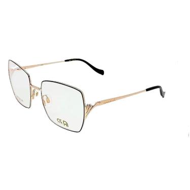 Imagem de Armação De Óculos Ana Hickmann Ah10031 09A - Preto/Dourado