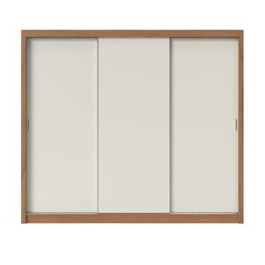 Imagem de Guarda-Roupa Montclair 3 Portas de Correr 100% MDF com Gavetas Ele/Ela