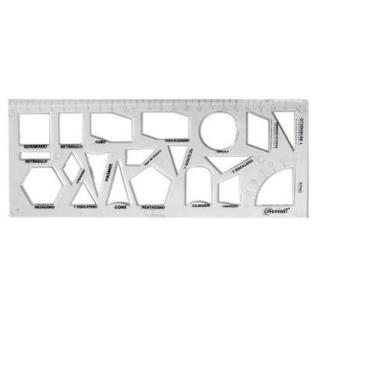 Imagem de Régua Geométrica 25Cm Acrinil