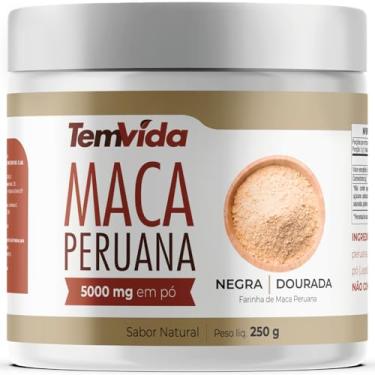 Imagem de Maca Peruana Negra e Dourada 5000mg 100% Natural 50 porções| 250g - Tem Vida