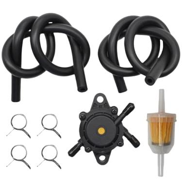 Imagem de Powkos Bomba de combustível 127-9206 139-0684 compatível com cortadores de grama Toro Exmark TimeCutter Titan HD Z Master substitui 74447TE 74454 74492 74493