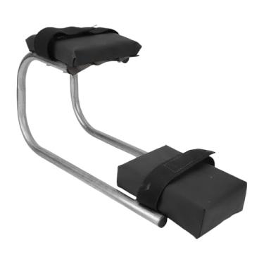 Imagem de ZJchao Ergonômico Joelho Assento Jardim Joelho Assento Labor Saving Tornozelo Suporte para Jardinagem Farm Trabalho Com 300 Lbs Peso Capacidade Liga Material (Preto)