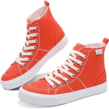 Imagem de Tênis de lona Obtaom Play High Top Mid-Calf para mulheres