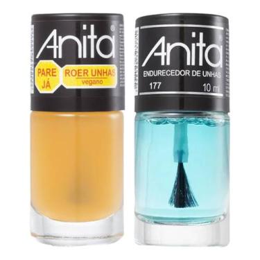 Imagem de Kit 1 Pare Já de Roer Unhas + 1 Endurecedor de unhas 10ml Anita