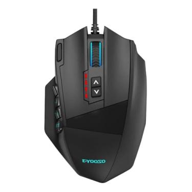 Imagem de Mouse Gamer Mmo E-yooso Rgb 18 Botões 16400dpi X39 Cor Preto