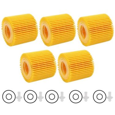 Imagem de 5 peças de filtro de óleo 04152-YZZA6 substituição para Toyota Corolla 1.8L 2009-2015