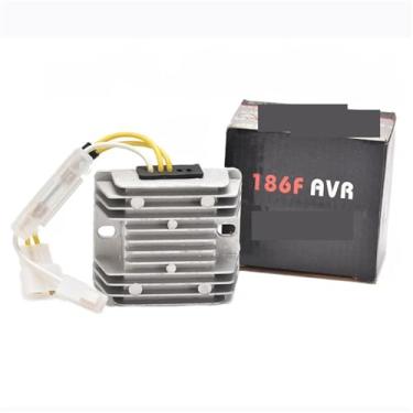 Imagem de 1 peça 178F 186F AVR regulador de gerador estabilizador 3-4 fios regulador de tensão automático peças sobressalentes (178F 4wire)
