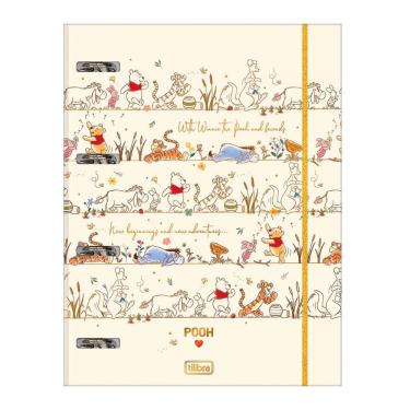 Imagem de Fichário universitário 4 argolas Pooh 397474 - Tilibra