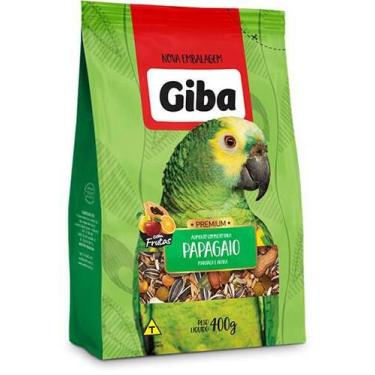 Imagem de Alimento Pássaros Mistura C/ Frutas Papagaio 400g - Giba