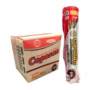 Imagem de Kit 50 Copos Chopp 300 ml açaí refrigerante água suco festa - Copozan