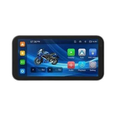 Imagem de Navegação GPS Portátil À Prova d'Água De 6,25 Polegadas Para Motocicle