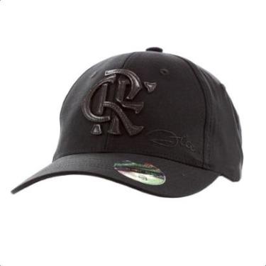 Imagem de Boné Supercap Flamengo Zico Preto - Unissex-Masculino