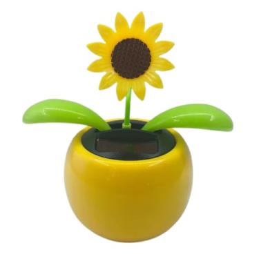 Imagem de Dança Com Energia Solar Dançando Animado Flor Brinquedo De Carro Decoração Para a Sua Casa