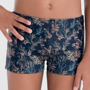 Imagem de Sunga boxer infantil com estampa de coral - MASH