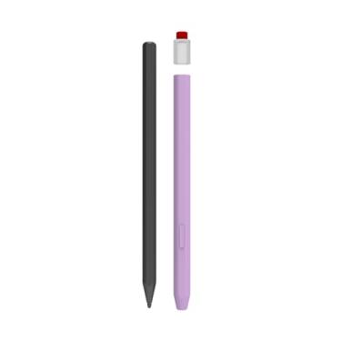 Imagem de Capa para lápis de silicone LOVEMEI compatível com Galaxy Tab S11 Pen, capa para caneta S11 Ultra Lite, capa antiderrapante com aderência suave (Roxo)