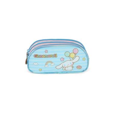 Imagem de Estojo triplo infantil médio acetinado my melody - LUXCEL, M, Azul