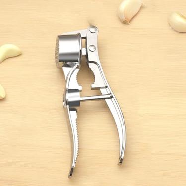 Imagem de Espremedor de alho 3 em 1 triturador de alho, triturador de alho, biscoito de nozes para nozes, cereja, ergonômico, lavável na lava-louças