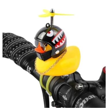 Imagem de Pato de Borracha Decorativo para Bicicleta e Moto, Patinho Jack da Zueira com LED