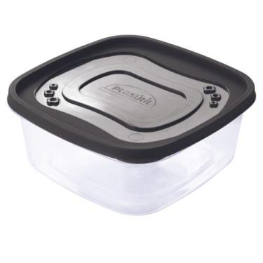 Imagem de Pote 1,6 Litros Plasútil Cozinha Fitness Freezer Atóxico Alimentos Fru
