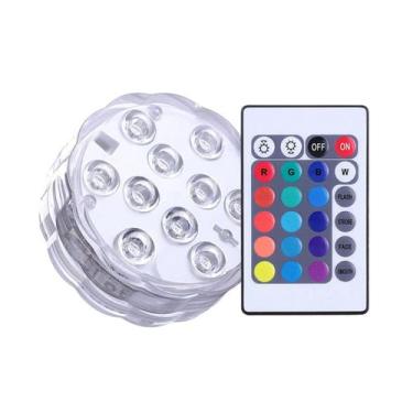 Imagem de Led Piscina Rgb Controle Iluminação Prova D'agua Colorido - Solar Ligh