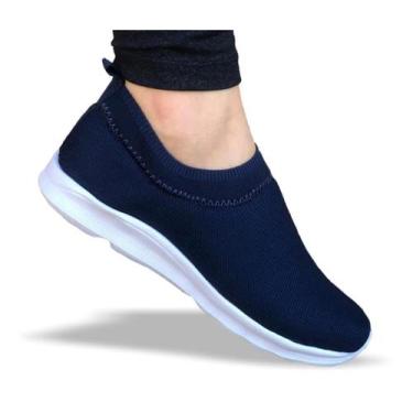 Imagem de Tênis Meia Casual Comfort Feminino Masculino Macio Leve Calce Fácil Or