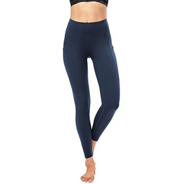 Imagem de Calças Femininas de Lã Para Ioga Com Bolsos, Cintura Larga, Corrida, Treino, Esportes, Leggings de Inverno