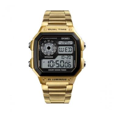 Imagem de Relógio Masculino Cronômetro Skmei Casual Resistênte à água 1335 Dourado