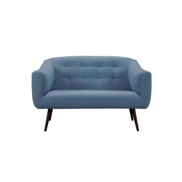 Imagem de Sofá Retrô Noruega 2 Lugares - Azul Jeans