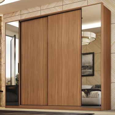 Imagem de Guarda Roupa Casal 4 Portas Com Espelho E 4 Gavetas Laredo Amêndola-nude Prime Tx