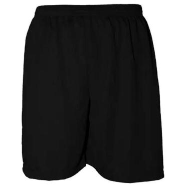 Imagem de Kit com 5 Calções Pretos Para Futebol Linha Básica-Unissex