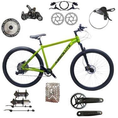 Imagem de Bicicleta Aro 29 Absolute Nero 5 12 Velocidades Freios Hidraulicos MTB-Unissex