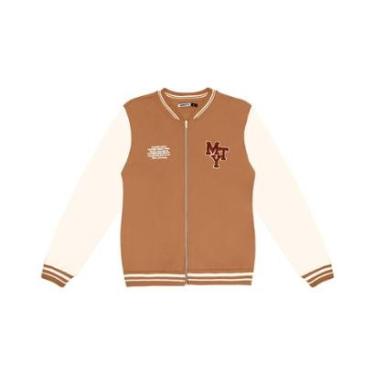 Imagem de Jaqueta Juvenil Masculina Moletom Minty Marrom-Masculino
