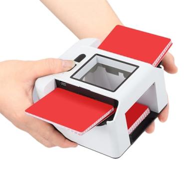 Imagem de Máquina de embaralhar cartas | Baralhador de mesa elétrico automático para cartões - Dispositivo de embaralhamento recarregável para tarô, entretenimento, viagem, acampamento, casa, caminhada, torneio