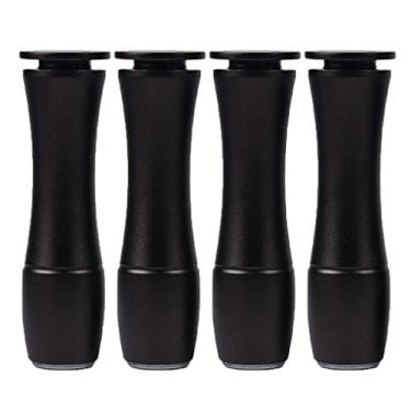 Imagem de ZJYWMM Pernas de móveis de metal adiustável, pernas de mesa, pés de móveis, boliche, pés de armário de alumínio, estilo europeu, peças sobressalentes de móveis, pernas, sofá, mesa, pernas, elevadores