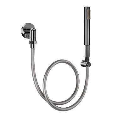 Imagem de Ducha Manual com Joelho 90° Docol C30 90018346048 Grafite Polido