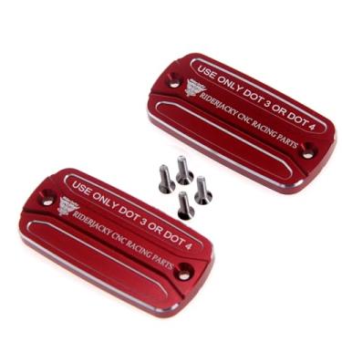 Imagem de Riderjacky Para Honda INTEGRA 750 700 DCT NC750 CBR600F CBR600RR CB1100RS NM4 Vultus PC800 FCS600 Silverwing VFR800 VFR1200X Tampa do reservatório de fluido do cilindro da embreagem do freio dianteiro