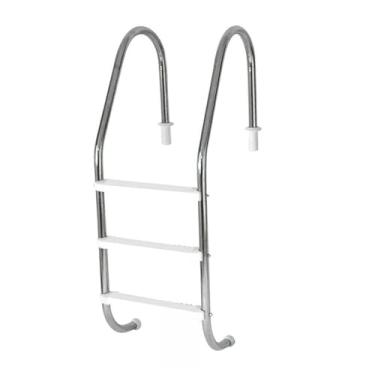 Imagem de Piscina Em Aço Inox Com 3 Degraus Abs Reforçada(Banco)