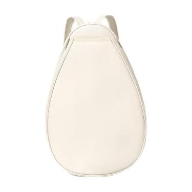 Imagem de Vaveren Mochila para tênis, badminton e outros esportes. Bolsa leve e prática para transportar raquetes de tênis badminton, ideal para homens mulheres, Branco