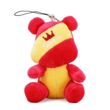 Imagem de Chaveiro pendurado, pingente esportivo, comemorativo da Espanha, bandeira, urso