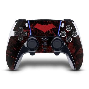 Imagem de Head Case Designs Officially Licensed Batman DC Comics Red Hood Logos And Comic Book Vinyl Sticker Gaming Skin Decal Cover Compatible With Sony PlayStation 5 PS5 DualSense Edge Controller