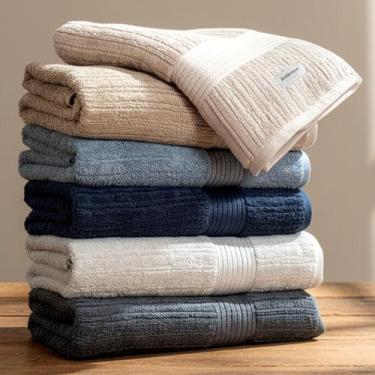 Imagem de Kit 6 Toalha De Banho Buddemeyer Fio Penteado 100% Algodão Macia Grand