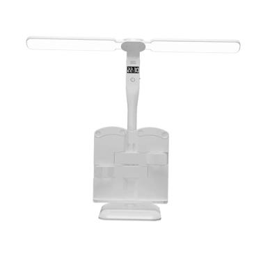 Imagem de Bothyi Luminária de mesa LED para leitura e tarefas, multifuncional, com porta USB para carregamento e mudança de cor, ideal para quarto, dormitório ou